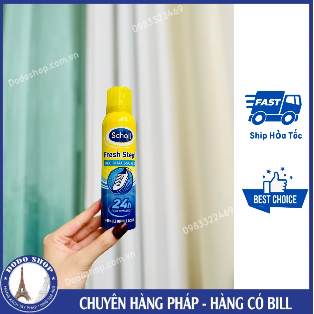 Xịt khử mùi giày và chân Scholl 150ml_Dodoshop.com.vn