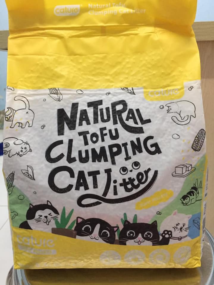 Cát vệ sinh đậu nành cho mèo Tofu Cature 6L