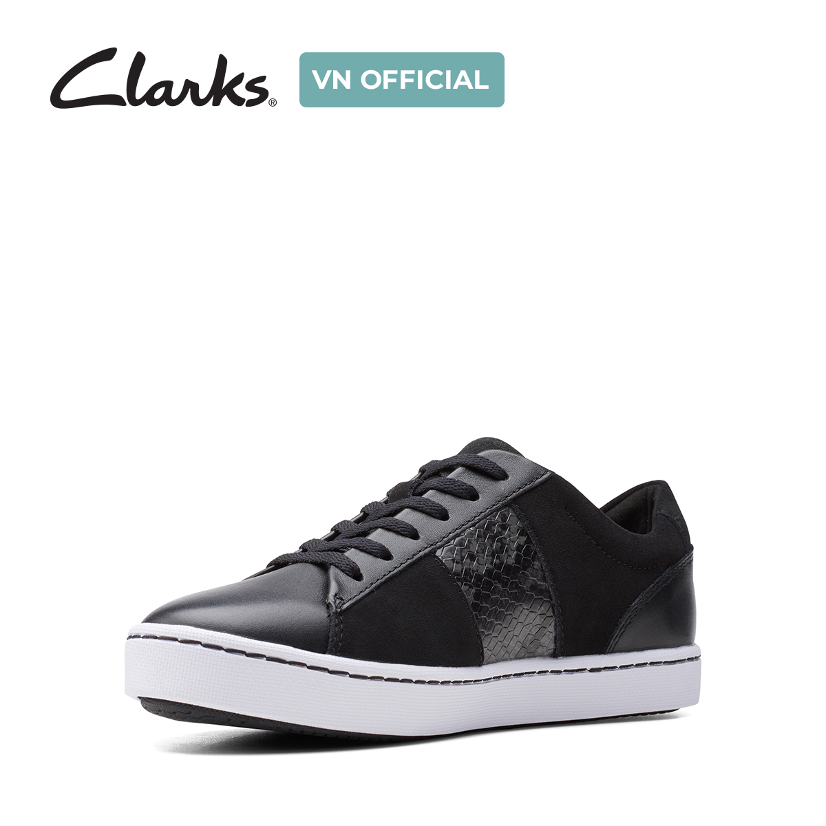 Giày Sneaker Da Nữ Clarks - Pawley Rilee