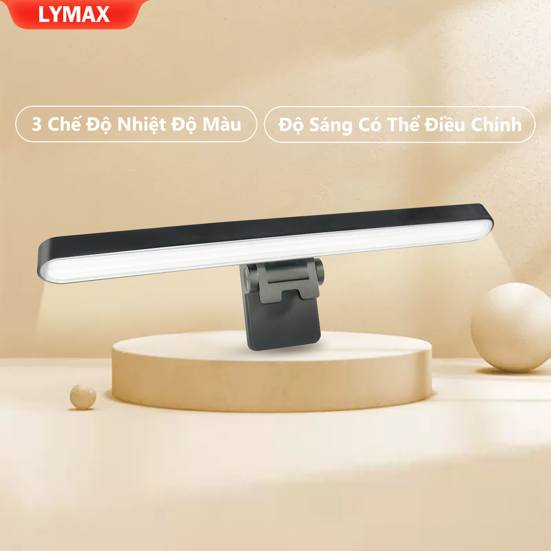 Thanh Đèn Led Xiaomi Youpin Lymax Dèn Bàn Gắn Màn Hình Máy Tính Không Dây Bảo Vệ Mắt Học Làm Việc Đọc Sách