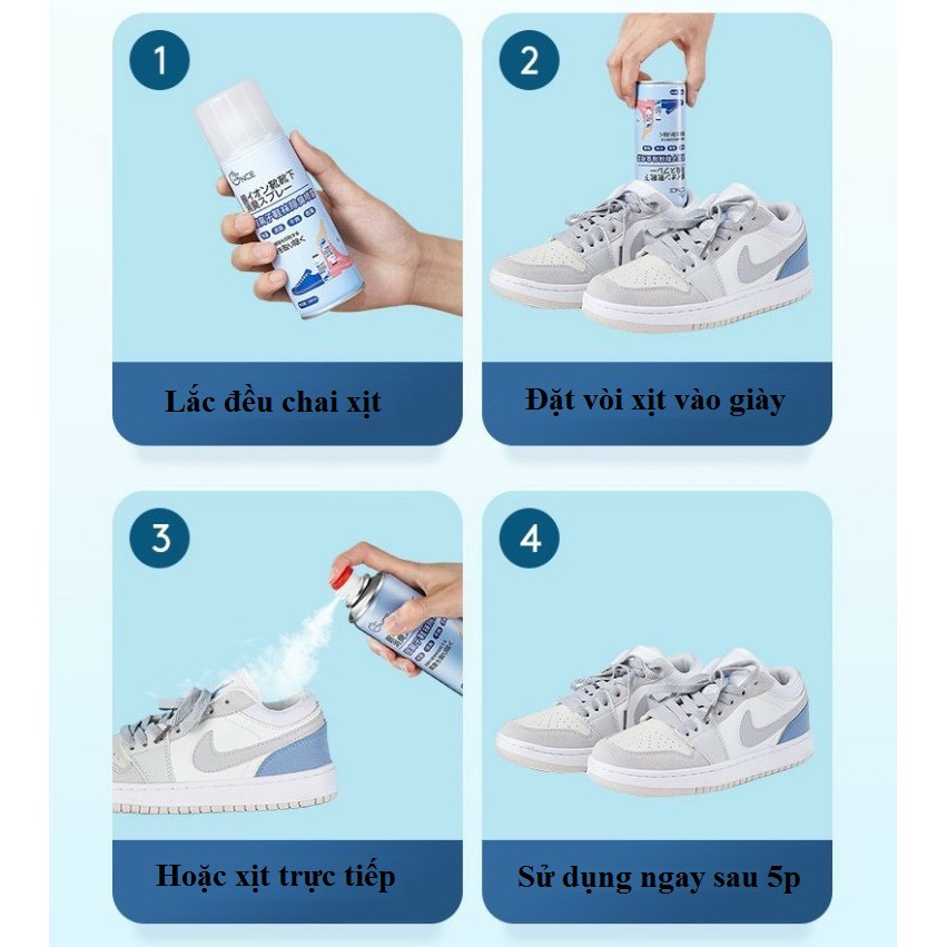 Bình xịt giày chống hôi chân có sẵn