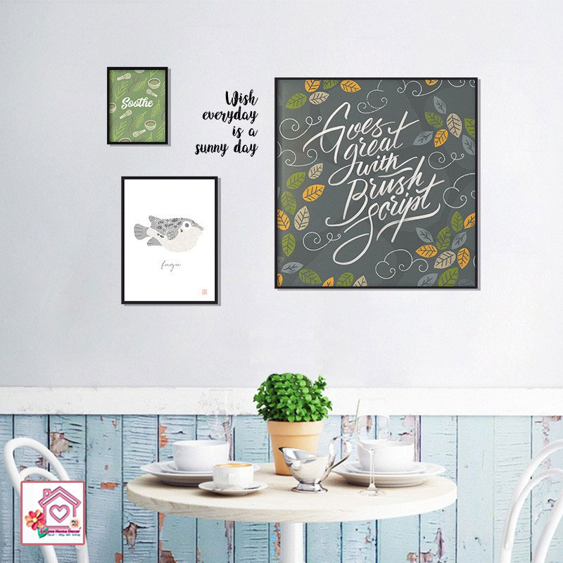 Decal dán tường Tranh treo tường XL8325 trang trí tường phòng khách phòng ngủ - Sticker - Miếng dán tường - Hình dán