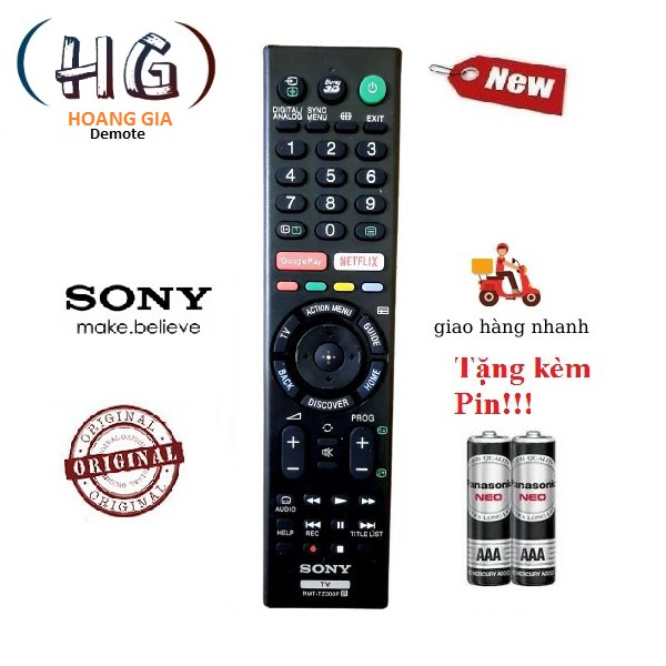 Điều khiển tivi sony rmt-tz300p các dòng rm-yd/ed/ga, rmt-tx100,101,102,200, 300, 310p- hàng tốt