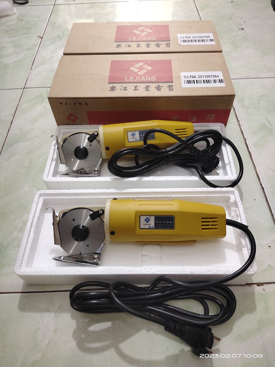 máy cắt vải đĩa 70cm hiệu lejang yj 70c