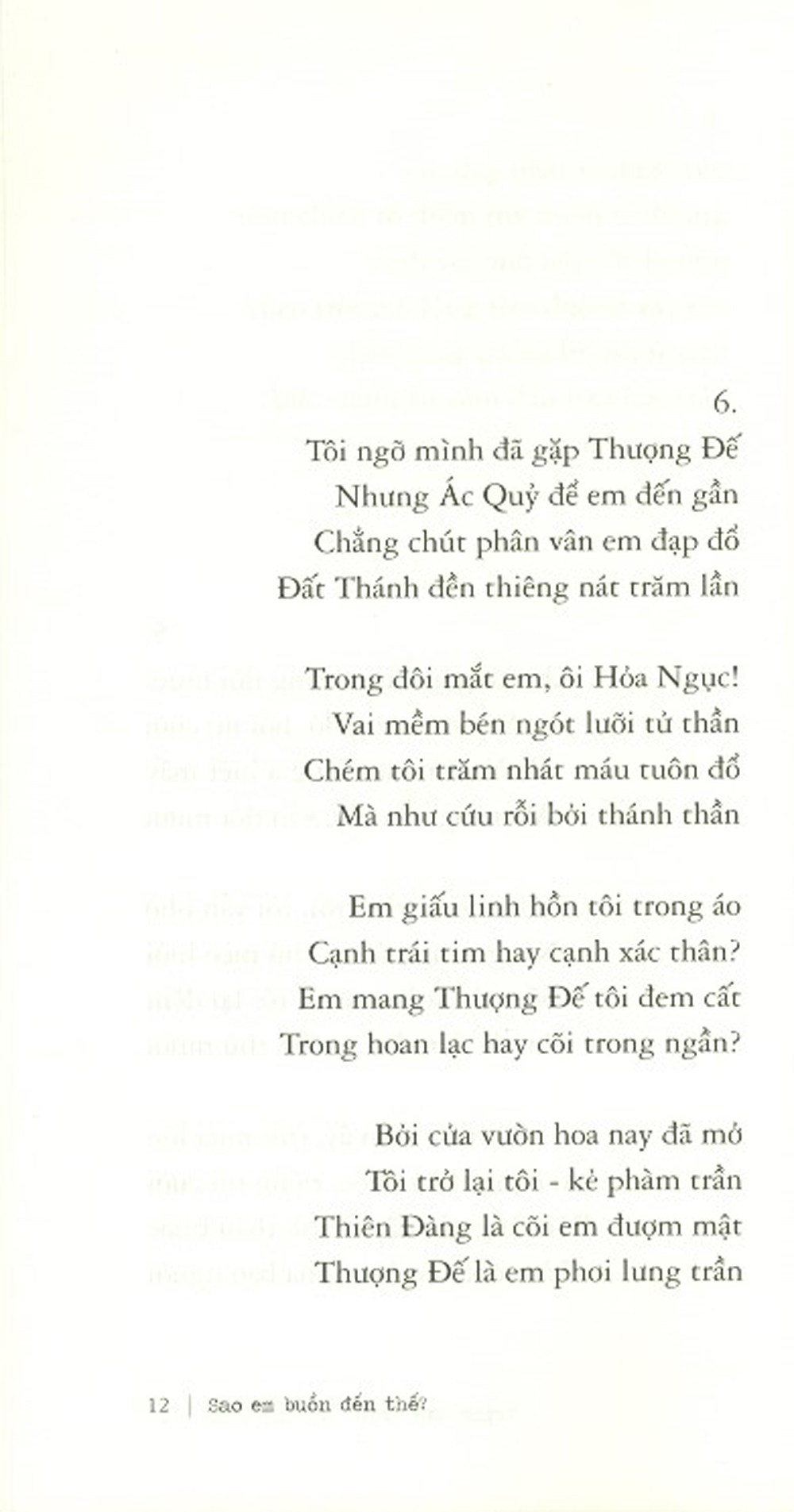 Sao Em Buồn Đến Thế