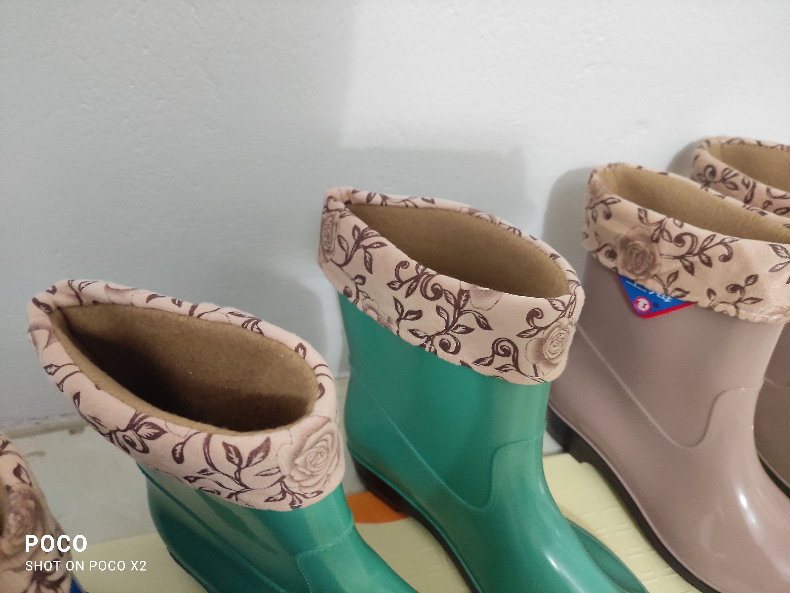 Ủng lao động có lớp lót nỉ size 36-42, ủng đi mưa, ủng lội nước cho nữ nhiều màu