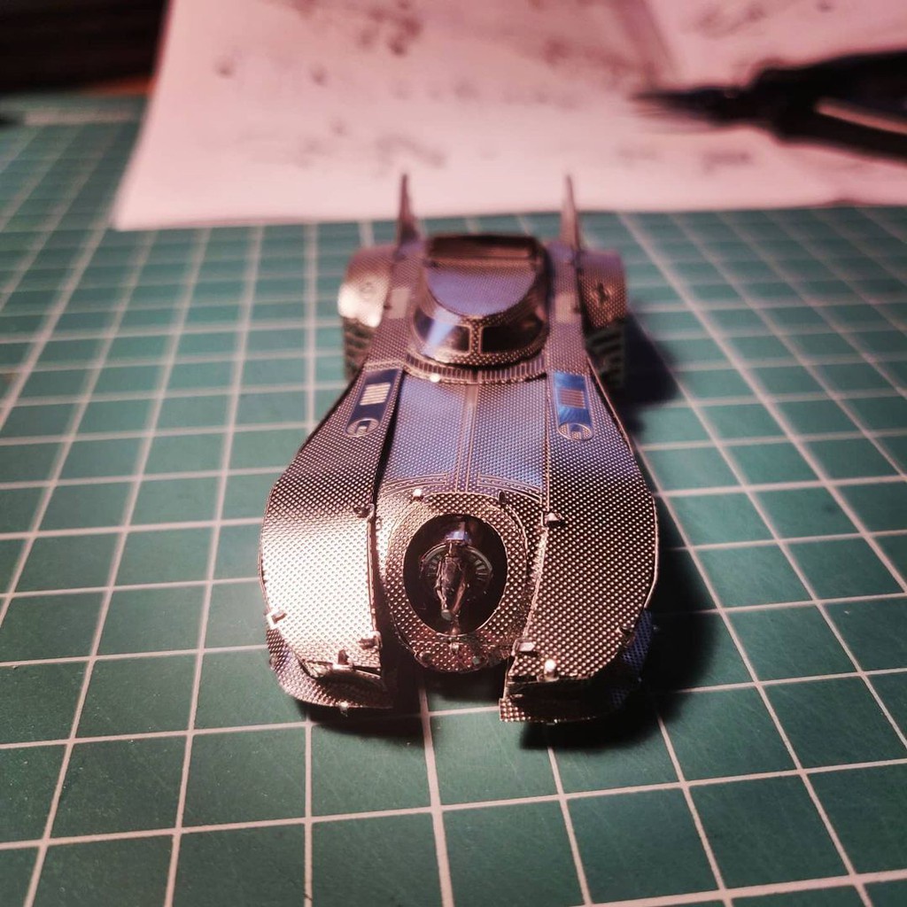 Mô Hình Thép 3D Xe Batman Batmobile 1989 [Chưa Ráp]