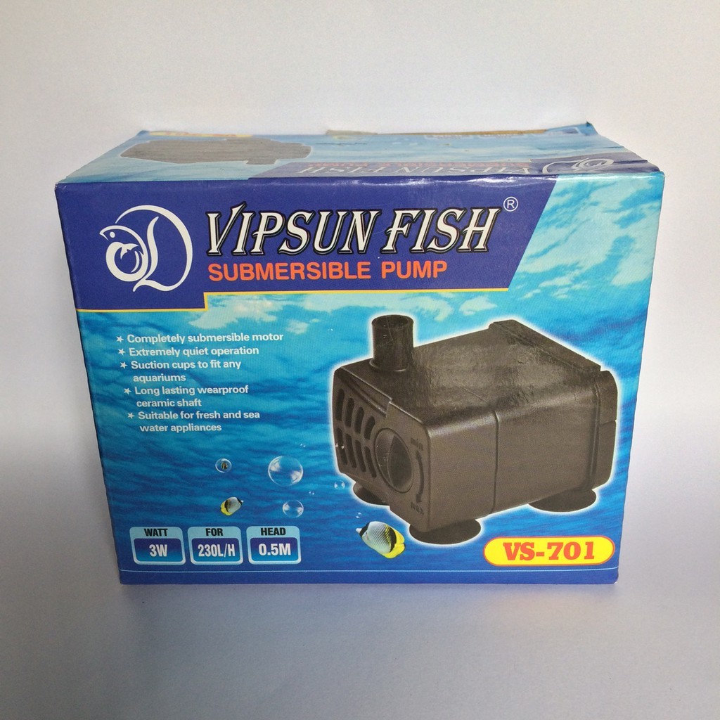 Máy bơm lọc nước vipsun vs 701 cho hồ cá cảnh a199