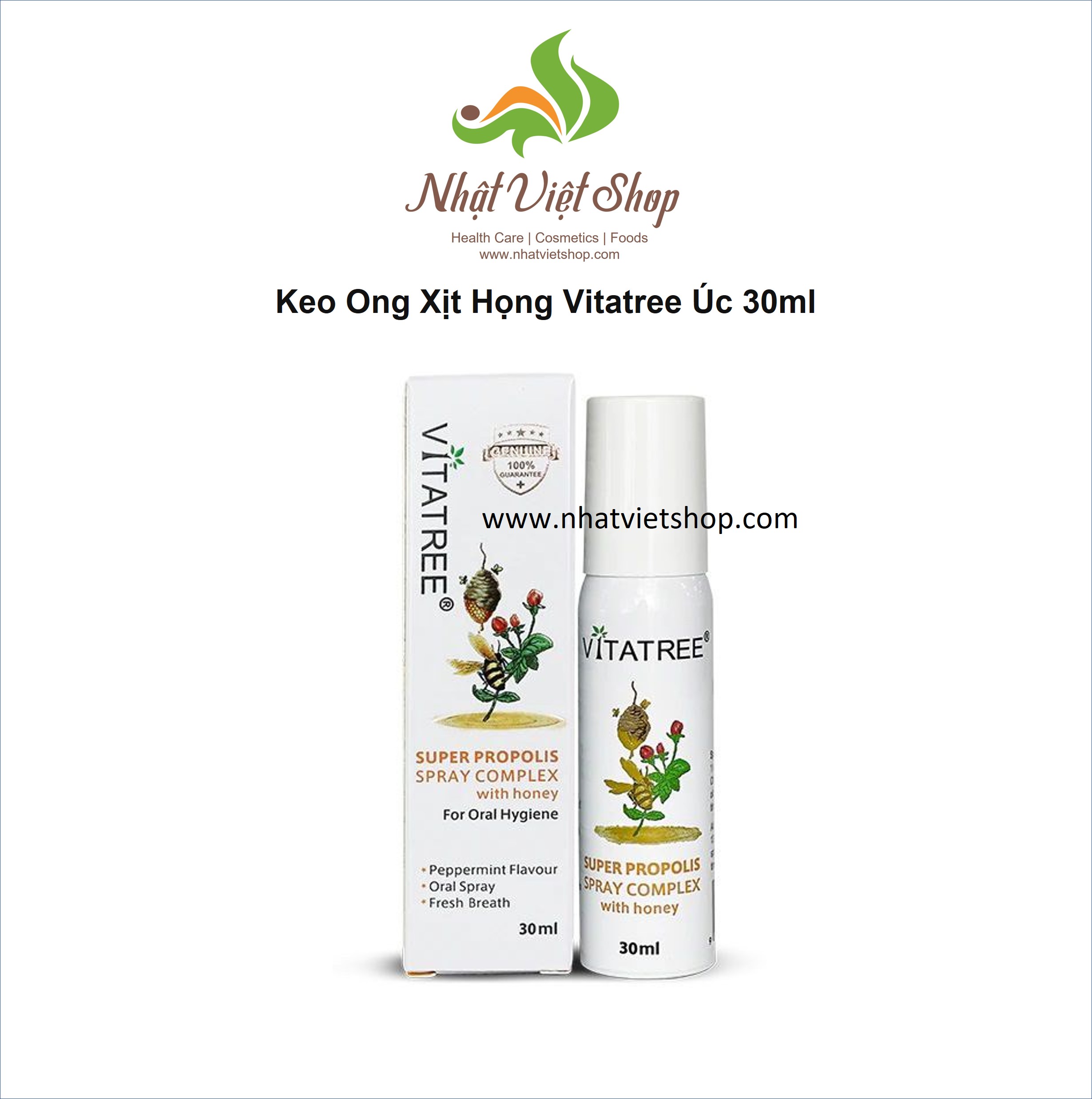 Xịt keo ong vitatree của úc 25ml