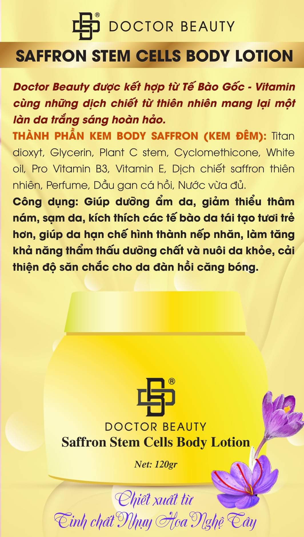 [HCM]BODY TẾ BÀO GỐC DOCTOR BEAUTY