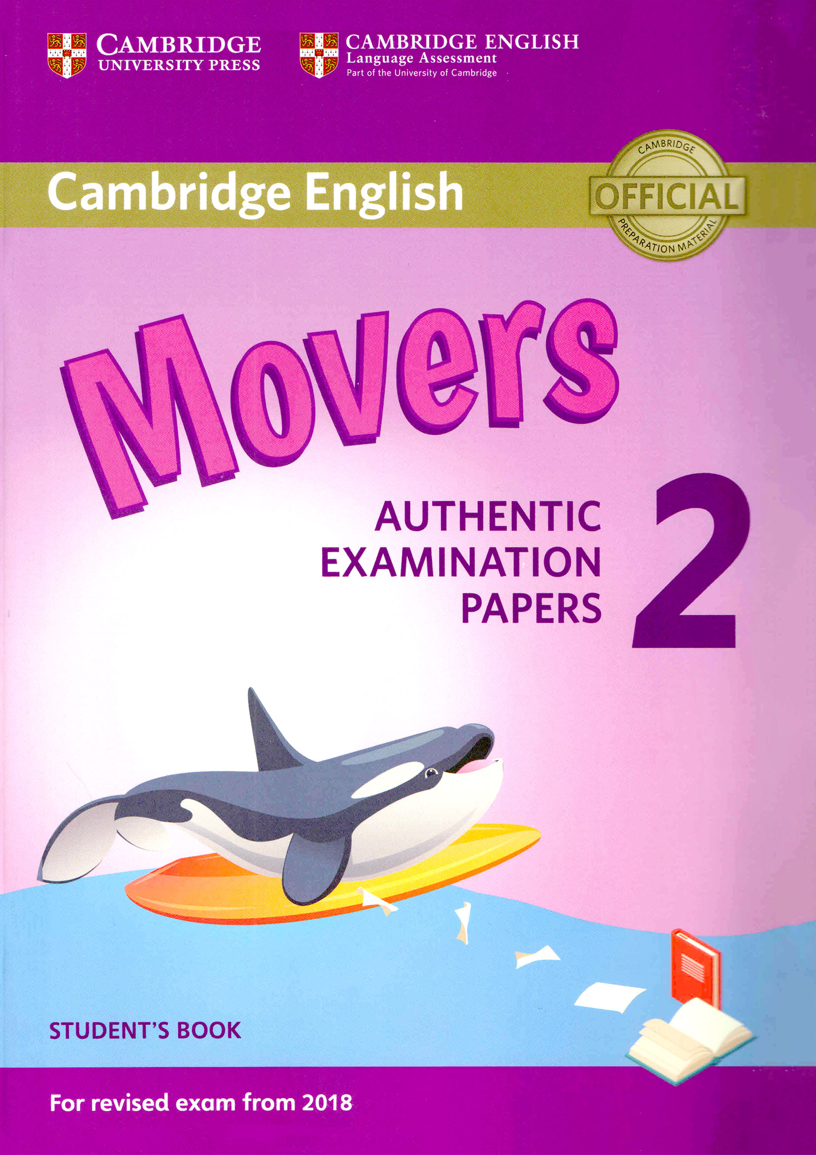 Sách Tiếng Anh MOVERS AUTHENTIC EXAMINATION PAPERS 1-2 (Sách màu)