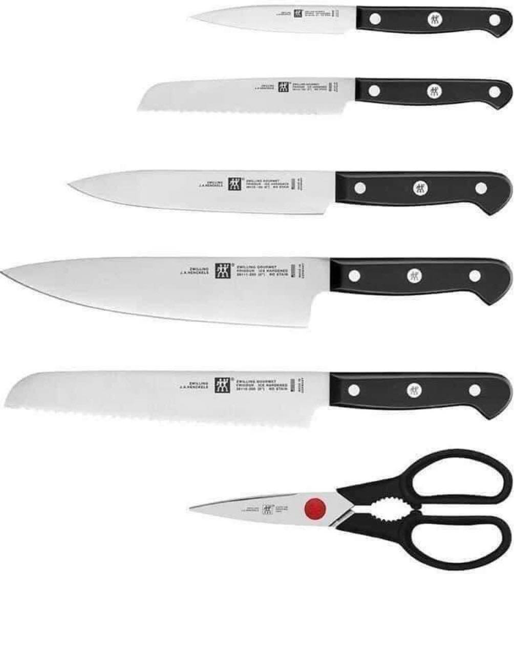 BỘ DAO TỰ MÀI ZWILLING GOURMET 7 MÓN