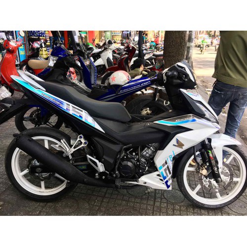 Tem rời honda winner 150 trắng xanh