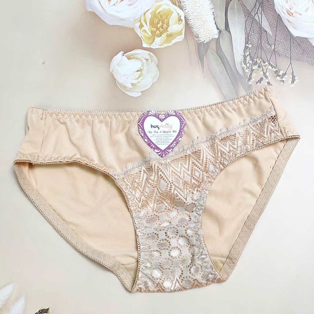 SALE Quần lót nữ thun lạnh, thun lạnh phối ren