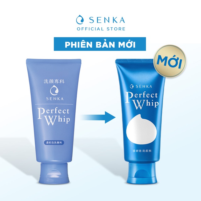 Sửa rửa mặt tạo bọt Senka Perfect Whip 120g