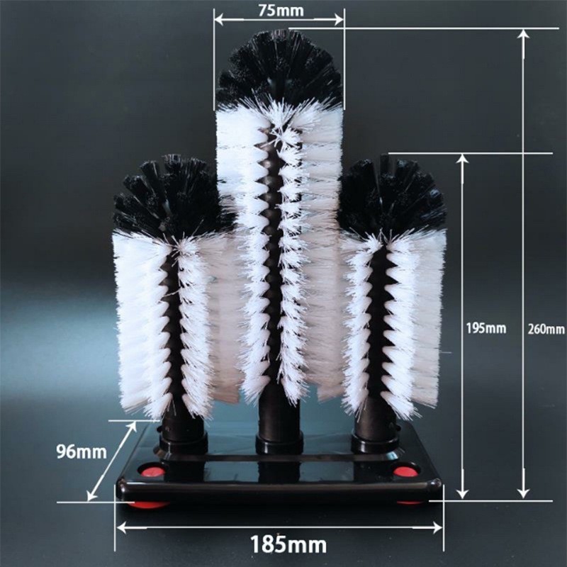 Cọ Rửa Ly 3 Đầu Nhỏ- Glass Washer Brusher