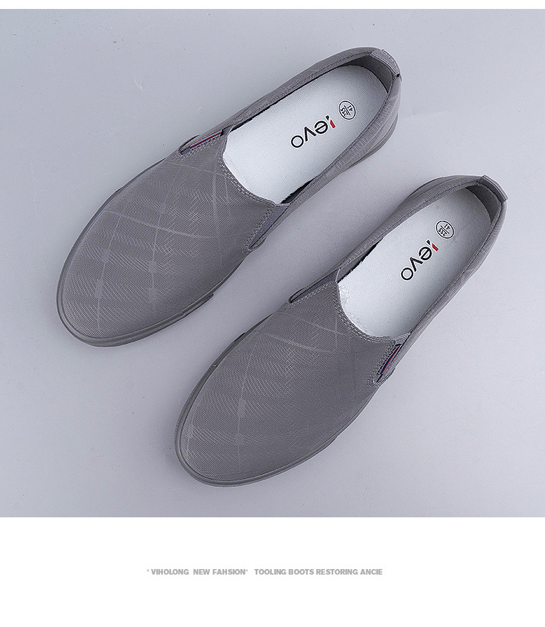 Giày lười nam - Slip on nam vải - A6206