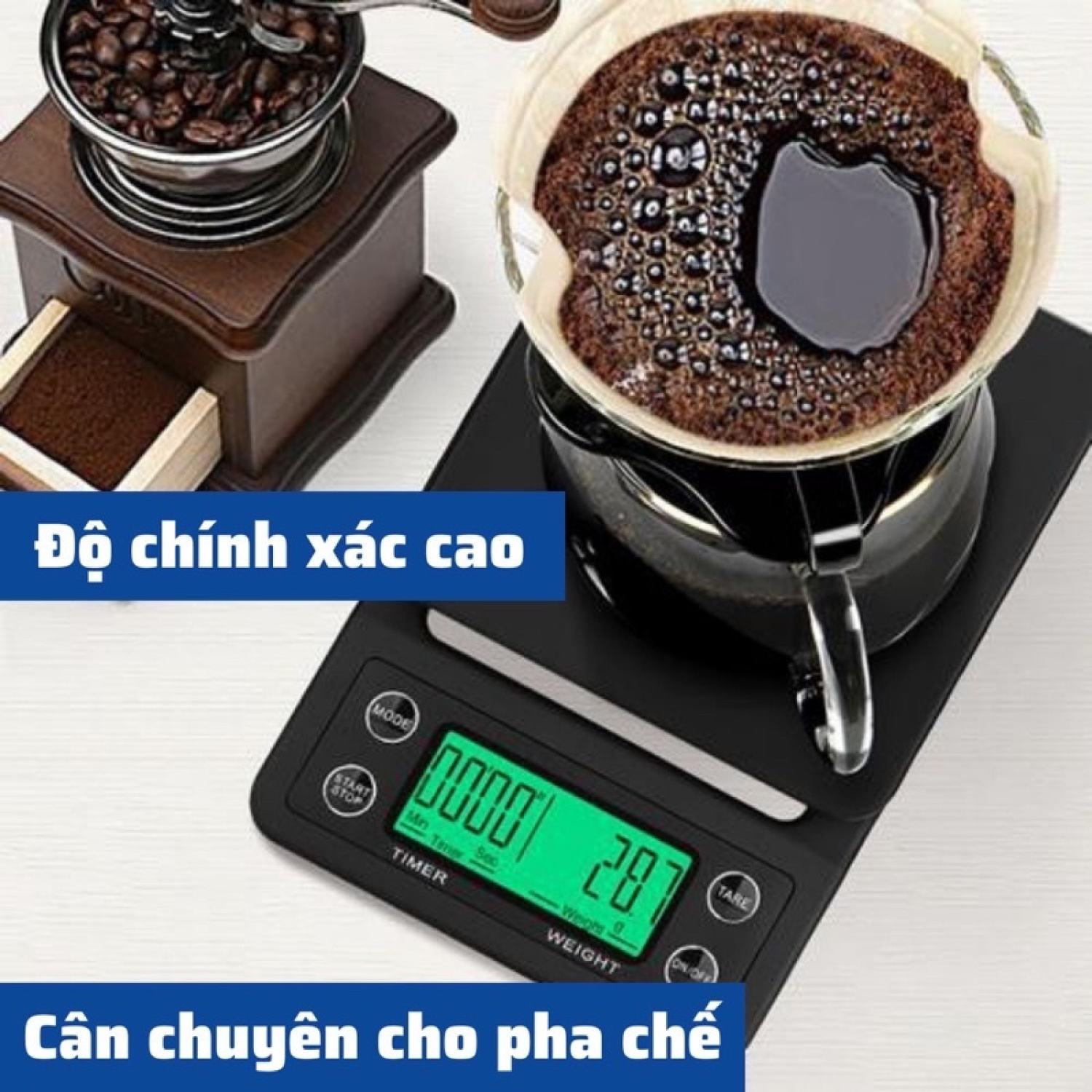 Cân Tiểu Ly Điện Tử Cao Cấp TIMER SCALE 0.1-3Kg