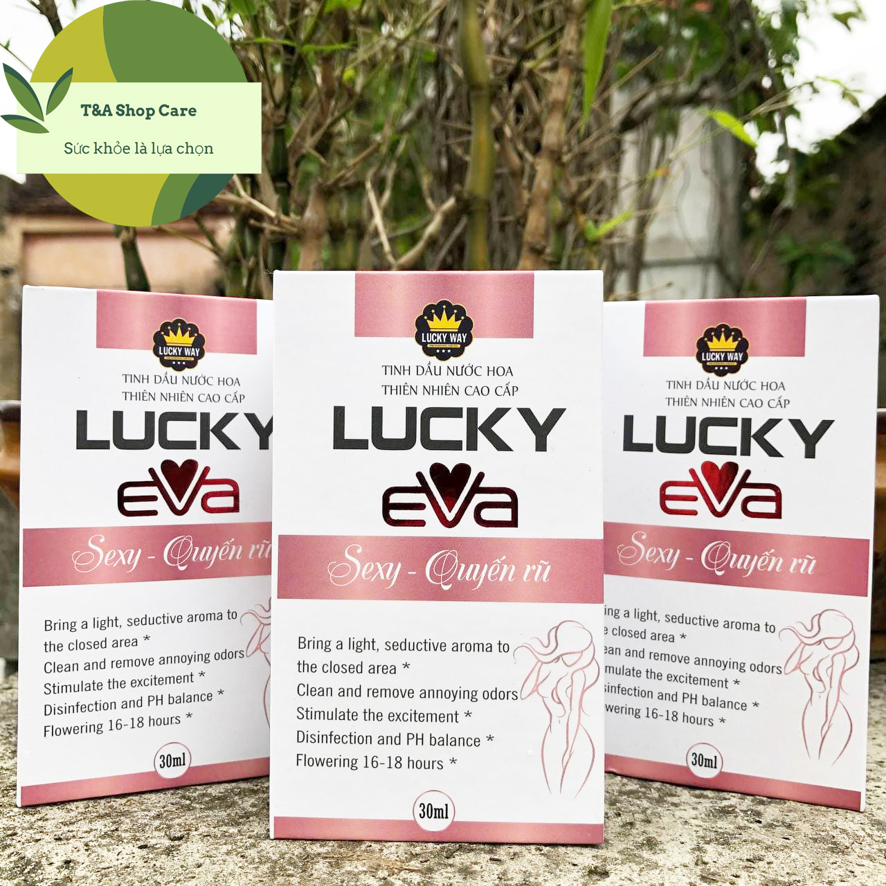 Nước hoa vùng kín Lucky Eva chai 30ml