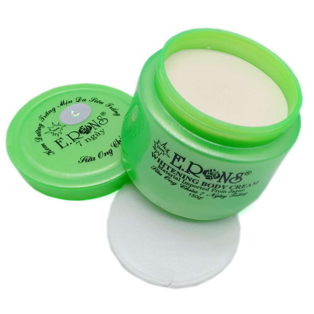 [HCM]Kem dưỡng trắng da toàn thân Erons 150g (Xanh)