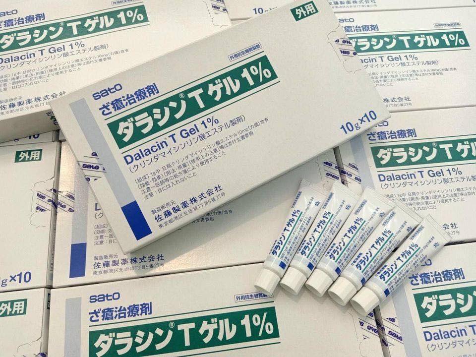 Gel Bôi Mụn Dalacin T Nhật Bản (Tuýp 10gr)