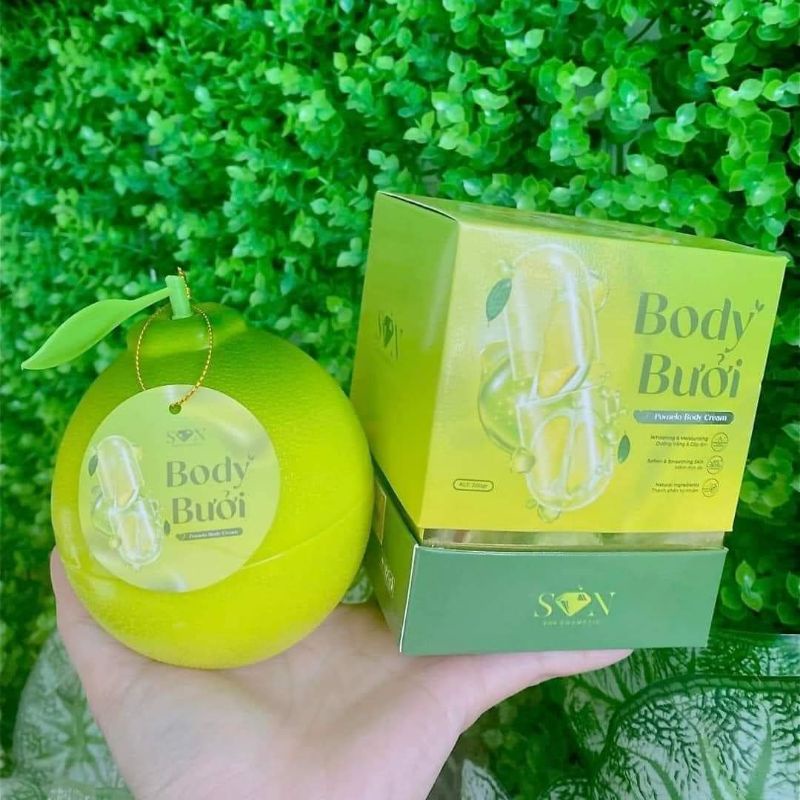 Kem body bưởi s.o.n. kem dưỡng trắng body bưởi 200g.