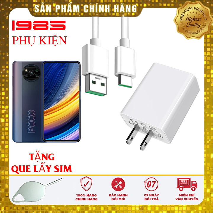 Bộ sạc nhanh xiaomi poco x3 pro nfc