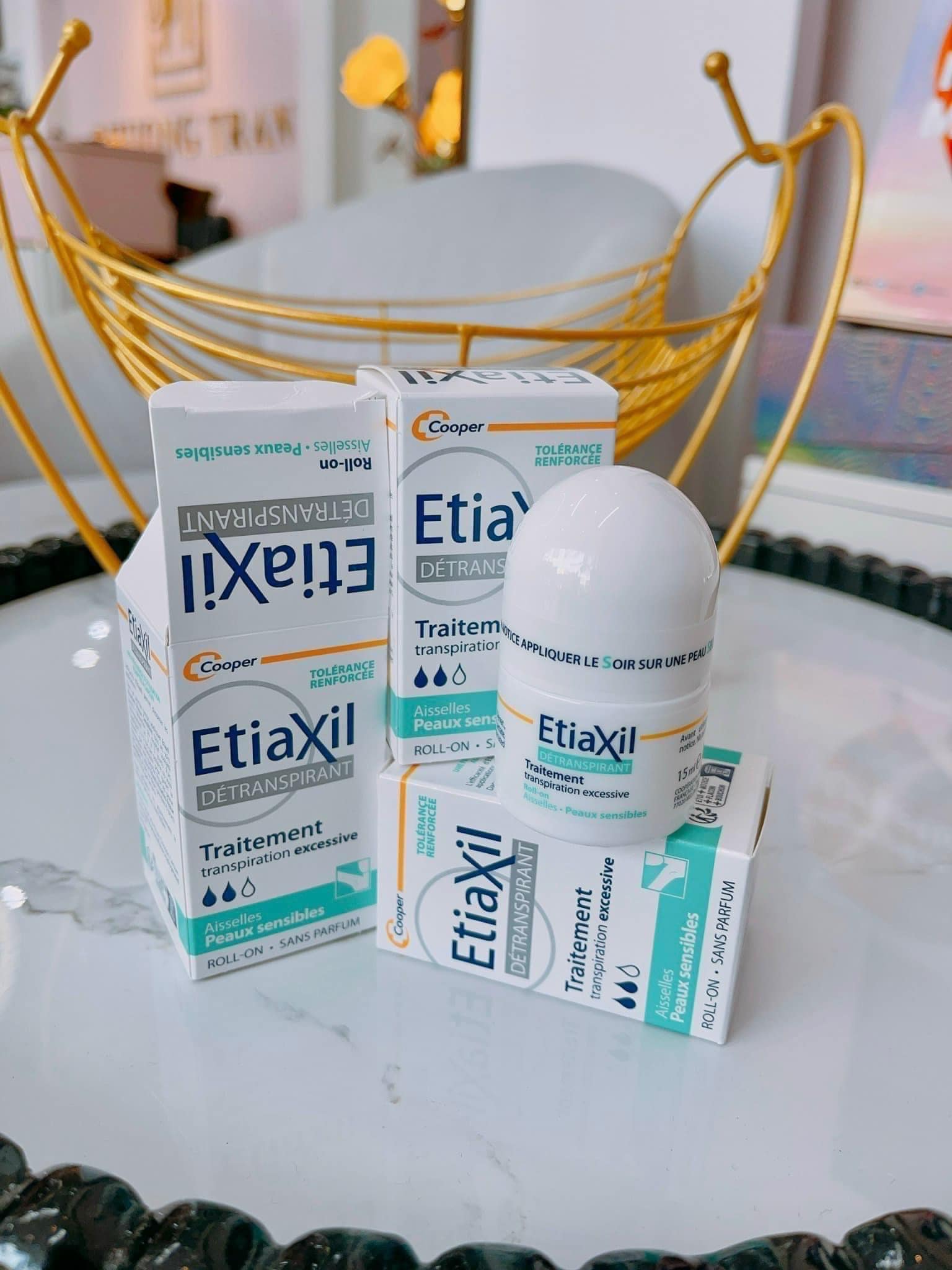 combo 2 chai Lăn Khử Mùi Etiaxil Pháp