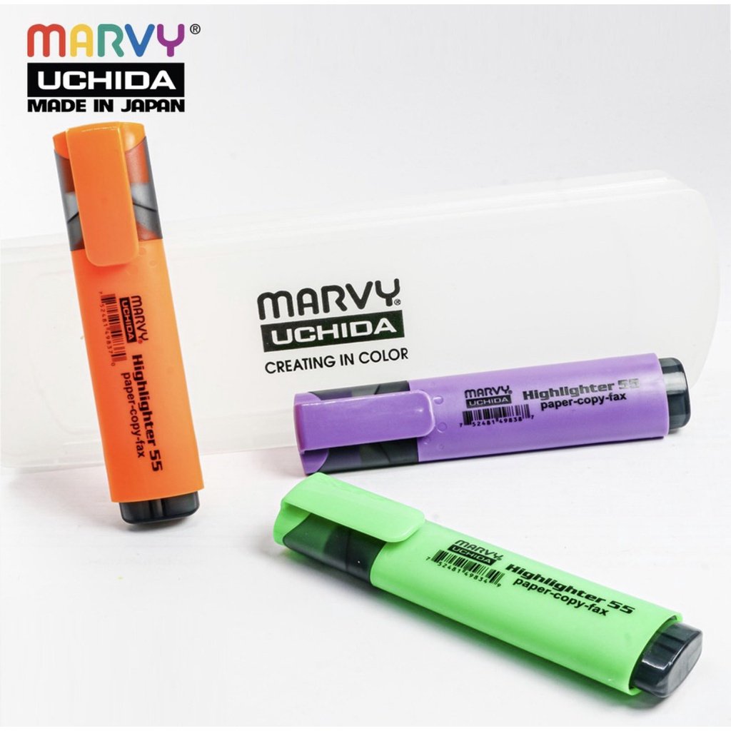 Bút dạ quang Highlighter MARVY 55 ( có màu Pastel)