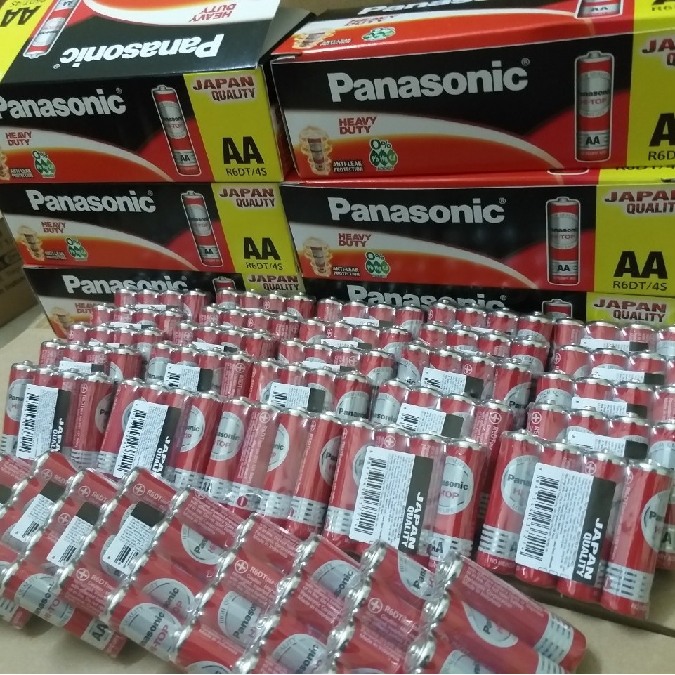 60 VIÊN PIN 2A PIN AA PIN 1.5V , PIN TIỂU ĐỎ PANASONIC