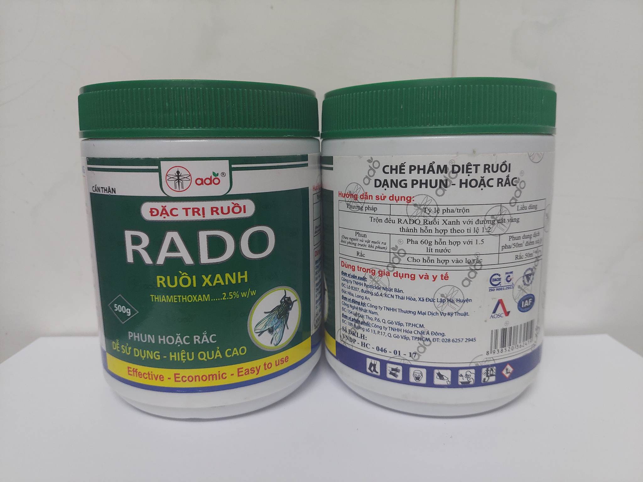 Thuốc diệt ruồi hiệu quả cao Rado - HỦ 500GR