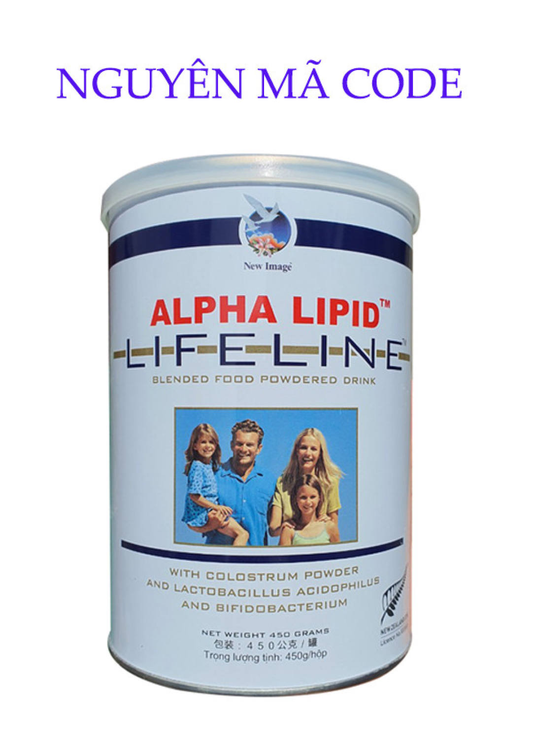 Vouvher shop Sữa non Alpha Lipid Lifeline 450g date 2025