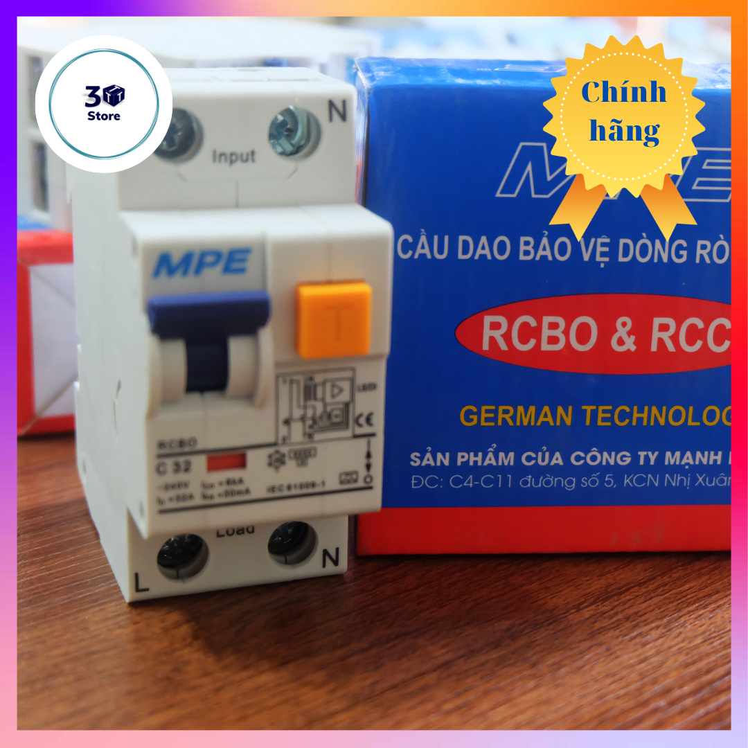 Aptomat chống giật RCBO