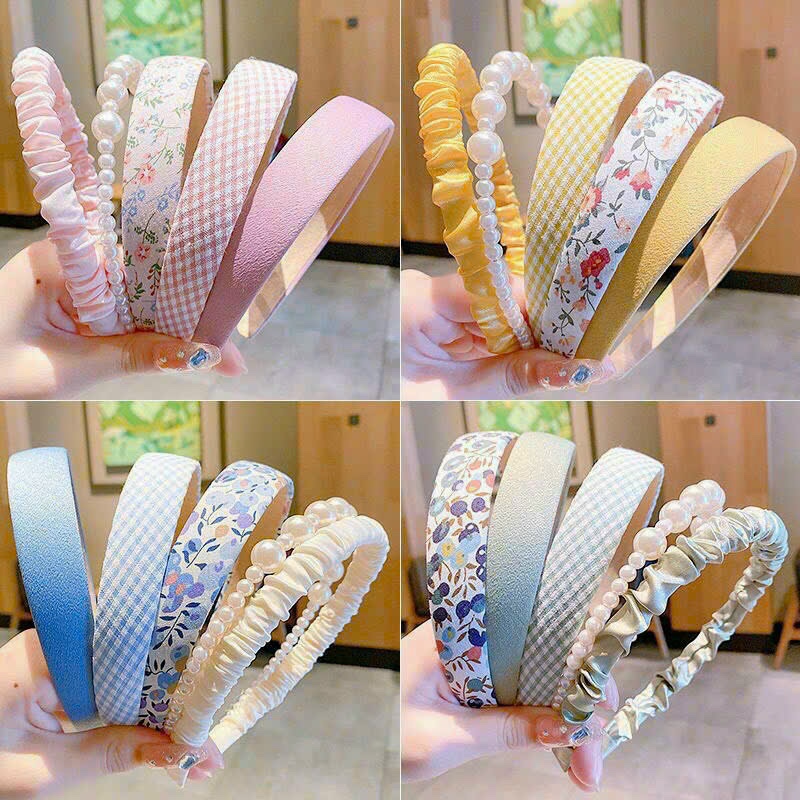 [Set 5 Cái] Cài Tóc ,Băng Đô Nhiều Mẫu Xinh Xắn 0045