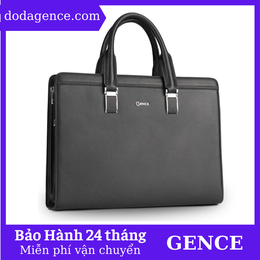 Túi xách, cặp thời trang công sở nam da bò sanffiano cao cấp cdx11 đen
