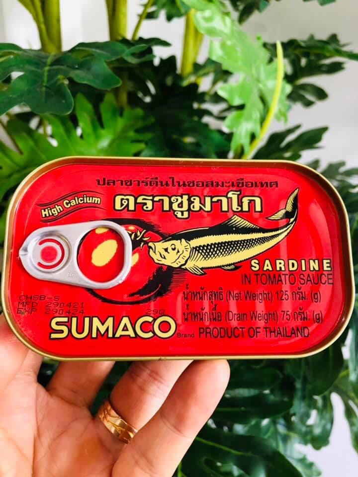 [HCM]Cá Hộp Sốt Cà Sumaco Thái Lan - Hộp 125gram