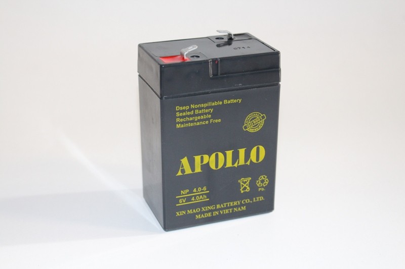 Bình ắc quy apollo khô 6v 4.0ah np 4.0-6 - bình ắc quy apollo 6v cam kết hàng đúng mô tả chất lượng đảm bảo an toàn đến sức khỏe người sử dụng đa dạng mẫu mã