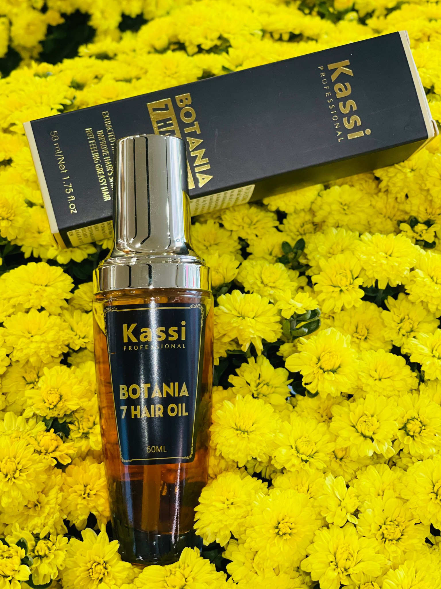 TINH DẦU DƯỠNG TÓC SIÊU BÓNG MƯỢT Kassi Botania 50ml