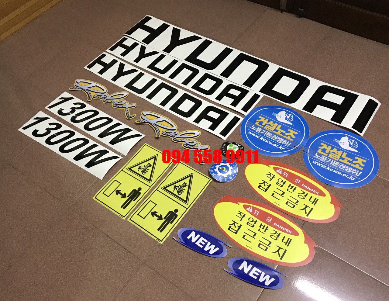 TEM MÁY XÚC HYUNDAI ROBEX 1300W