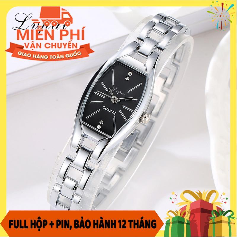 Nơi bán Đồng hồ nữ LVPAI KOREA LV03 dây thép không gỉ thiết kế mặt chữ nhật phong cách, cá tính - Đồng hồ - Đồng hồ nữ - Đồng hồ nam nữ - Đồng hồ LVPAI - Đồng hồ nữ đẹp - Đồng hồ giá rẻ