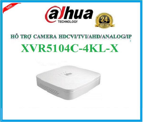 Đầu ghi hình 4 kênh,XVR5104C-4KL-X hỗ trợ camera HDCVI/Analog/IP/TVI/AHD