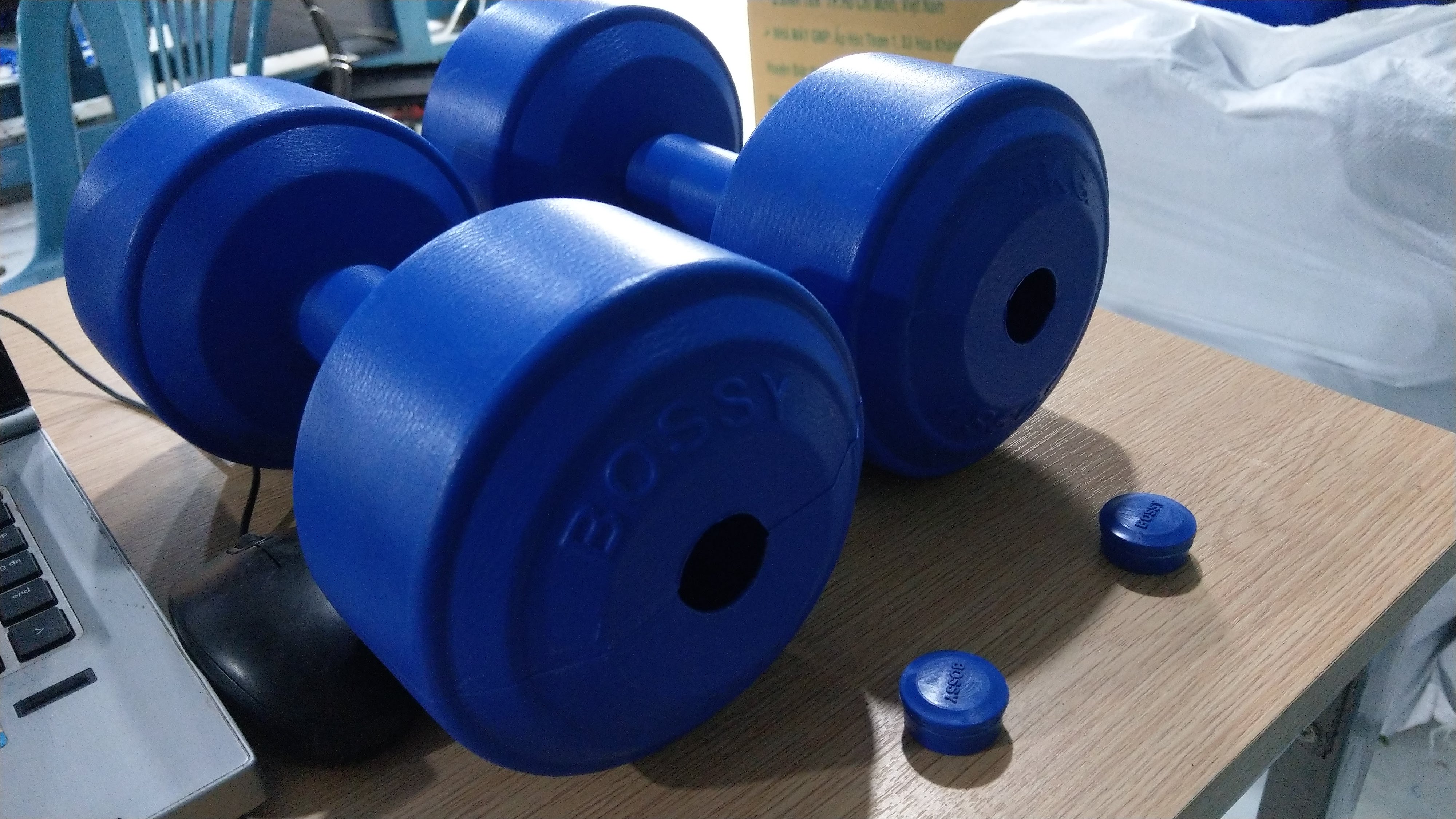[HCM]Vỏ tạ tay nhựa 5Kg