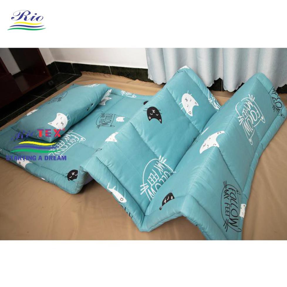 [HCM]Nệm Văn Phòng 4 Món 80X190X3CM - Thảm Ngủ - (Có tặng gối - Giao ngẫu nhiên)