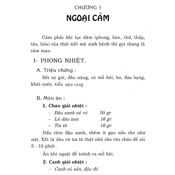 Món Ăn Vị Thuốc