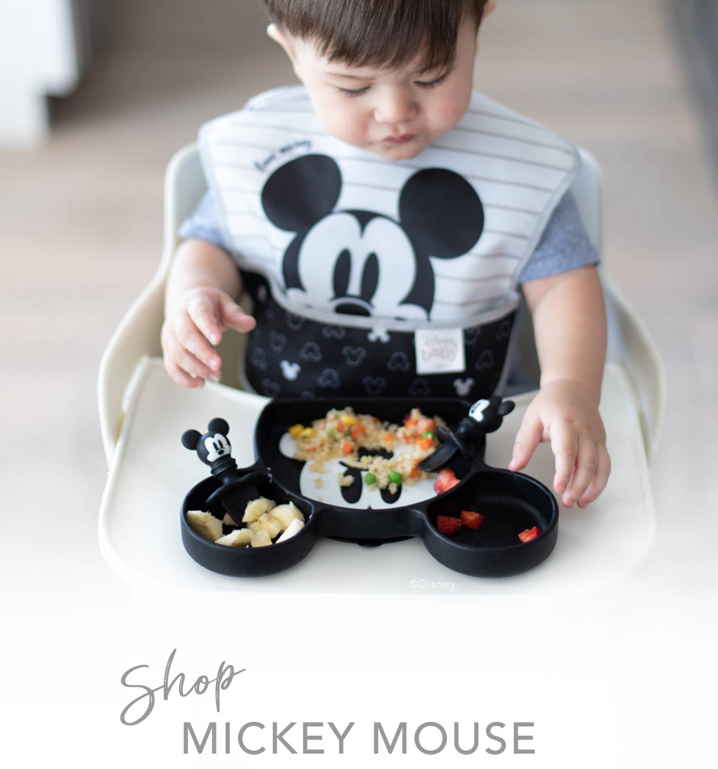 [HCM]BUMKINS - Yếm chống thấm cao cấp Mickey (Set 3 yếm)