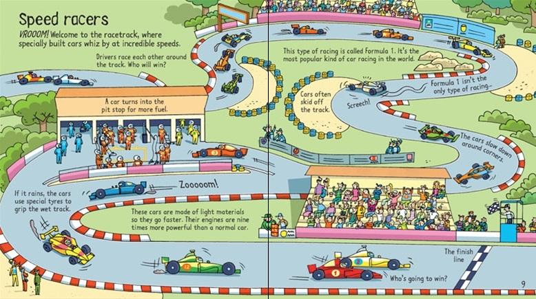 Sách lật giở tiếng Anh: Look Inside Cars