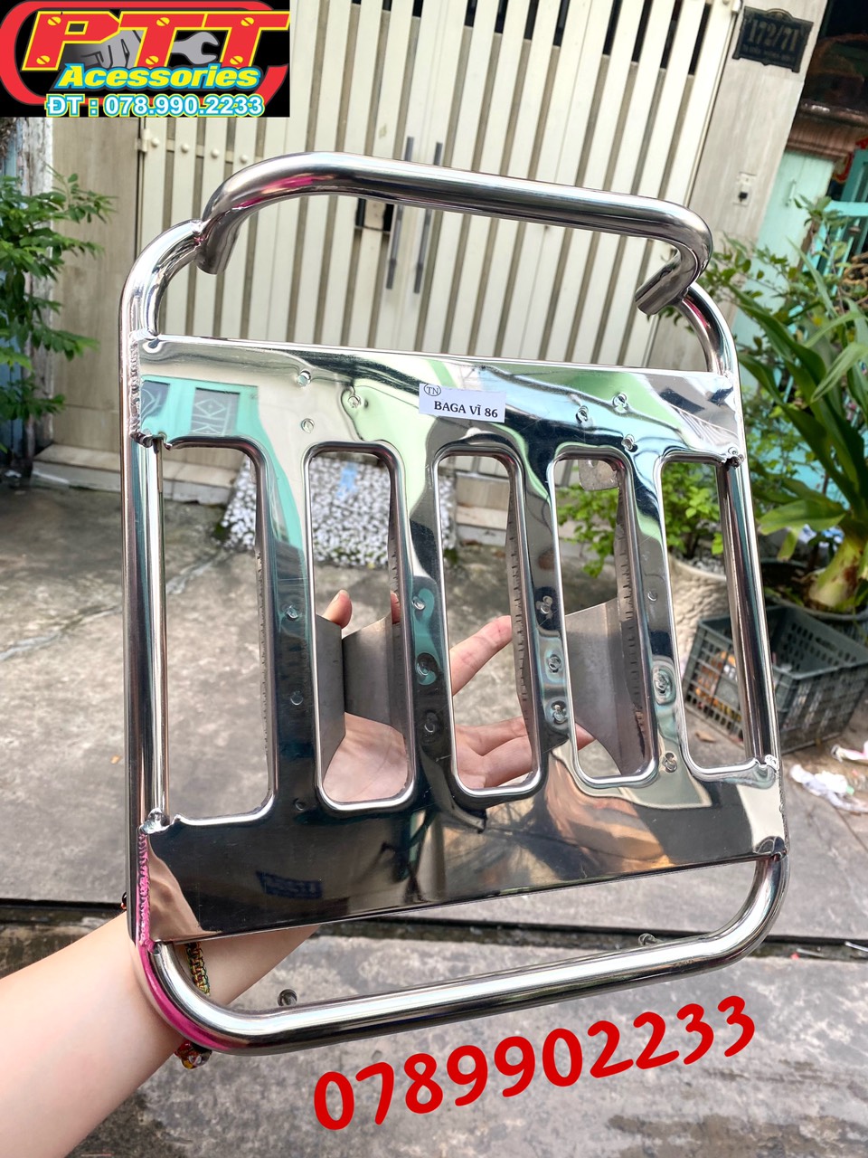 Baga yên sau cub 86 inox
