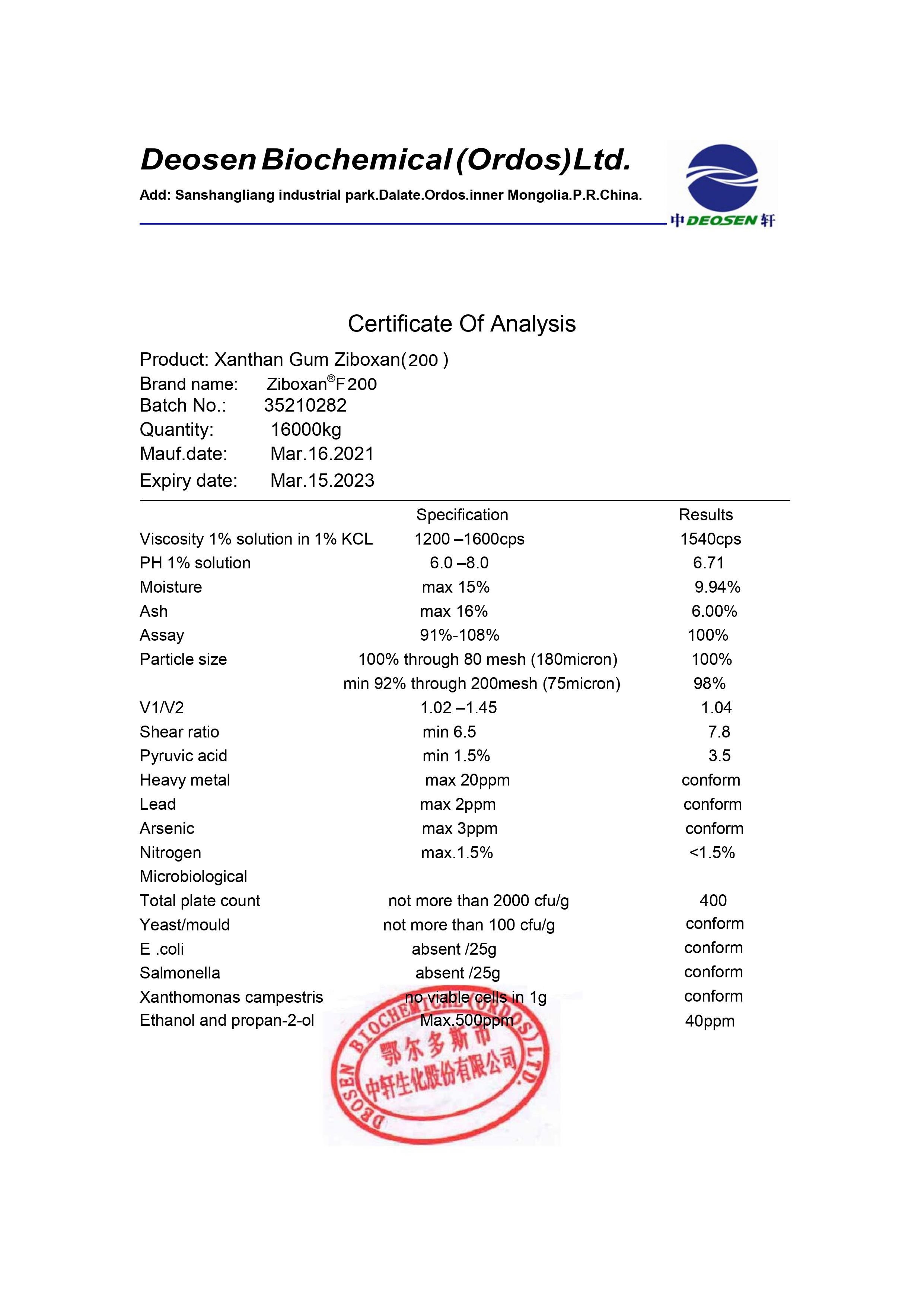 01 kg xanthan Gum
