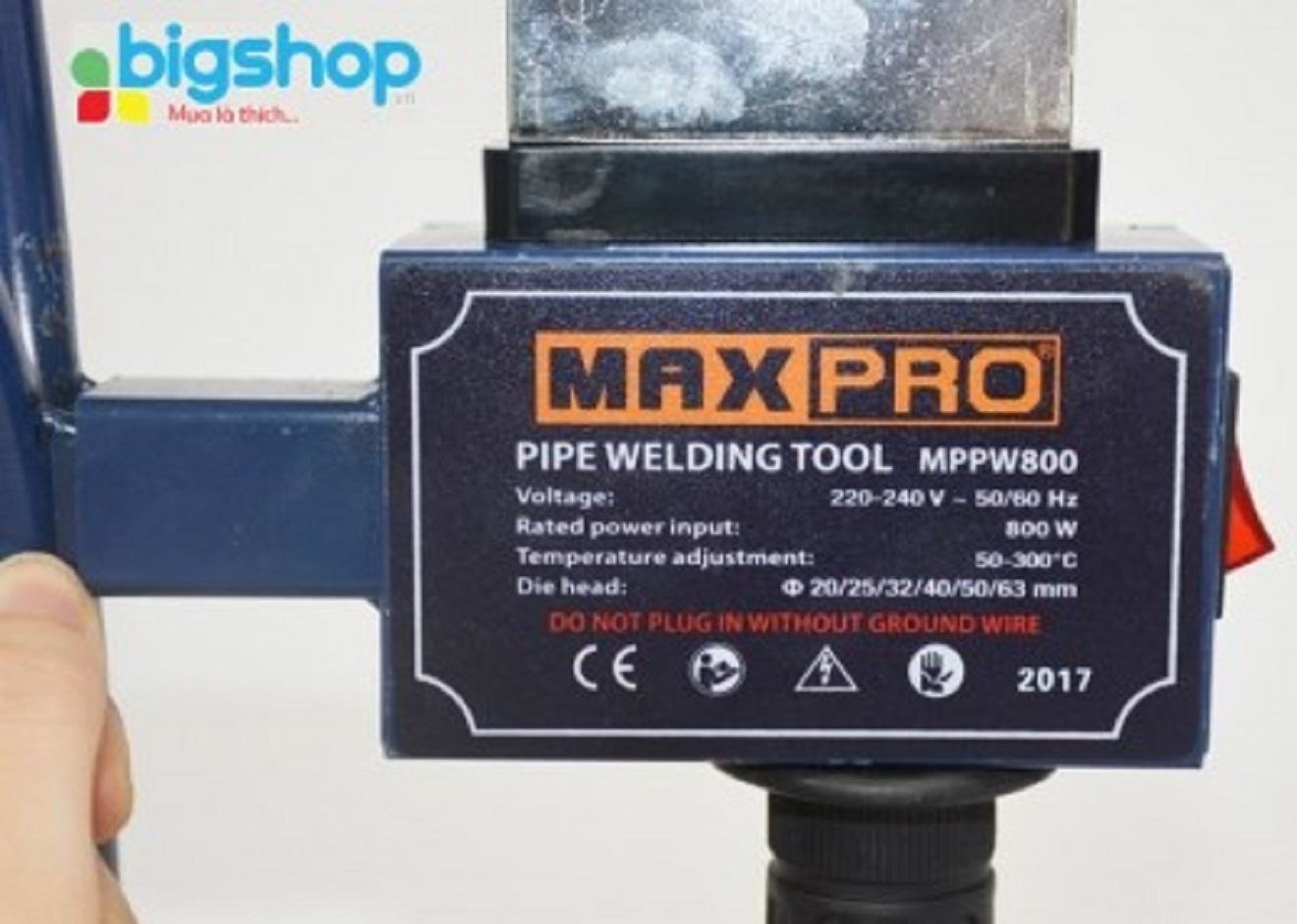 Máy hàn nhiệt ống nước Maxpro MPPW800