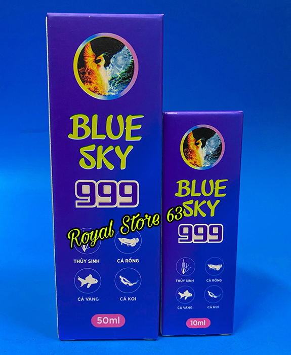 Blue Sky 999 Xử Lý Hầu Hết Các Loại Nấm Cho Cá Cảnh 10ml, 50ml